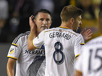 Keane and Gerrard score in LA...
